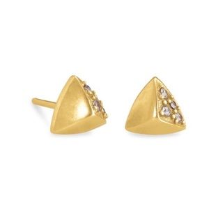 NWT Kendra Scott Perry Stud Vintage Gold